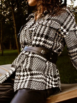 Pasek zapinany, kolekcja „Katowice", skóra naturalna, kolor czarny, okucia srebro — NALA