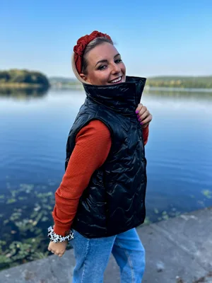 Kamizelka bez wkładki czarna — No Pewnie