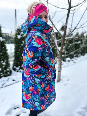 Zimowy płaszcz tropikalny ogród — No Pewnie