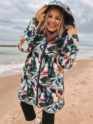 Zimowy płaszcz kwiaty doniczkowe — No Pewnie