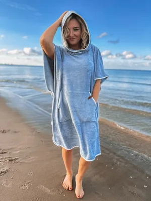 Bambusowe Poncho do Morsowania SURF — No Pewnie