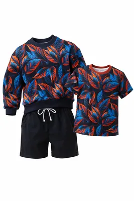 Trzyczęściowy dresik kakaowiec r. 98 — No Pewnie