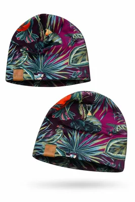 Czapka dziecięca tropikalne pomarańcze — No Pewnie