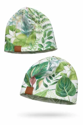 Czapka dziecięca polne liście — No Pewnie