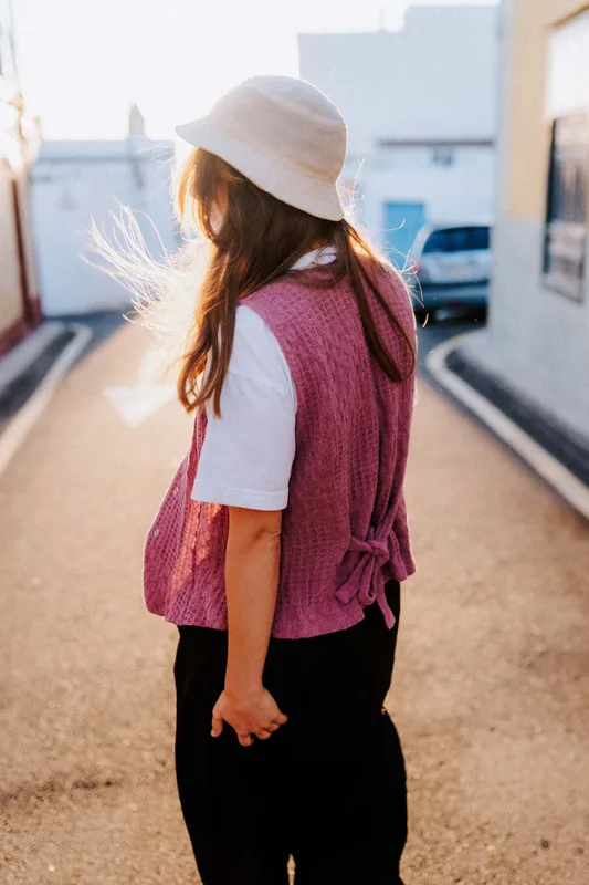 Kamizelka Orotava mauve — Nomade