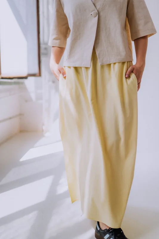 Spódnica butter yellow — Nomade