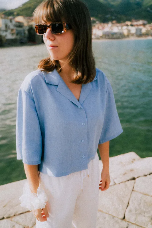 Koszula Palermo azzuro — Nomade