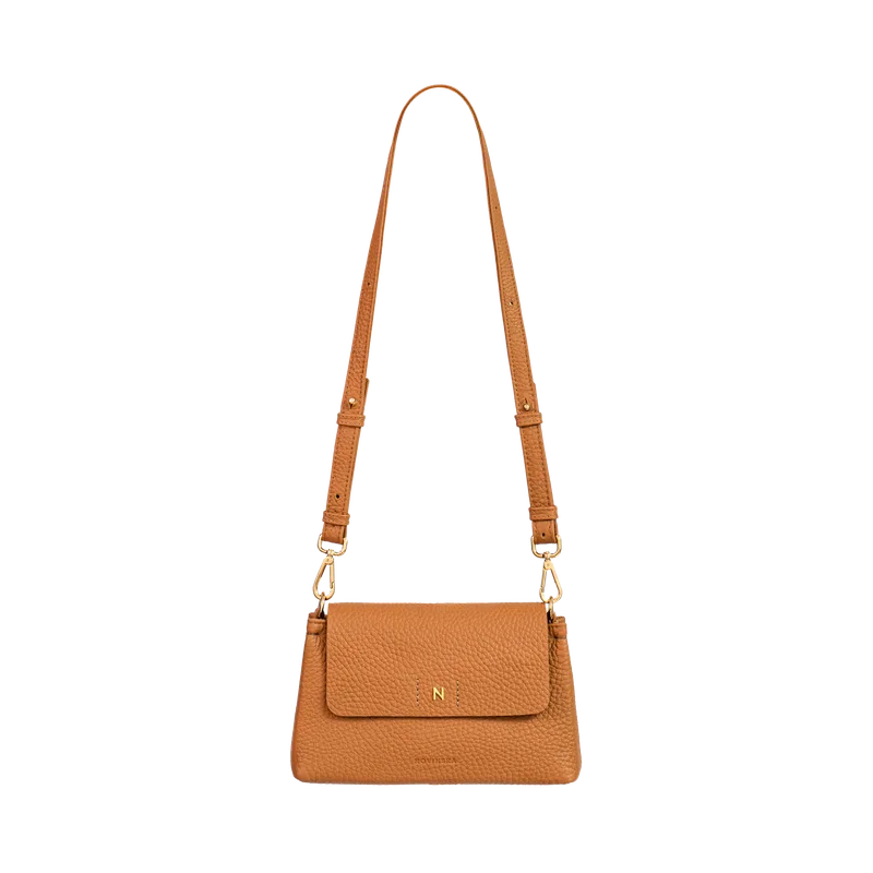 Mini Flap Bag Toffi — NOVINSKA