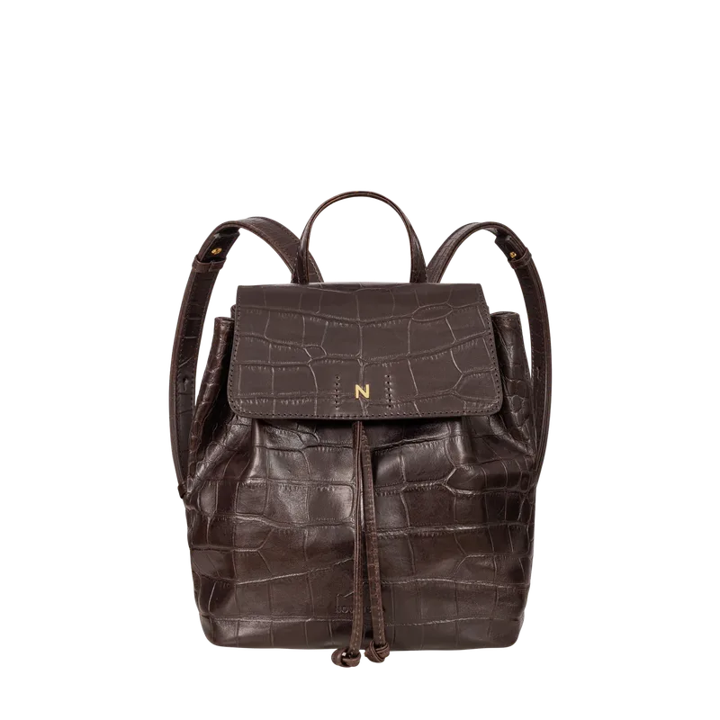 City Bag 2 w 1 Brązowe Crocco — NOVINSKA