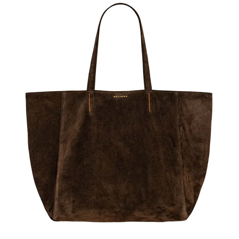 Shopping Bag Carolyn Espresso — NOVINSKA