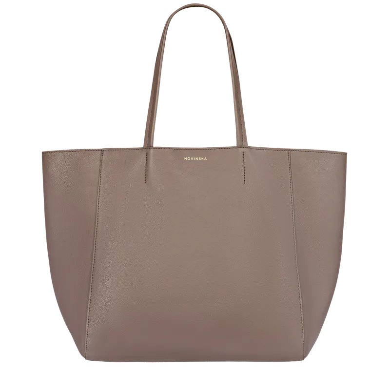 Shopping Bag Carolyn Taupe — NOVINSKA