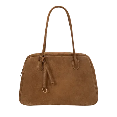 BOWLING BAG XL Cognac — NOVINSKA