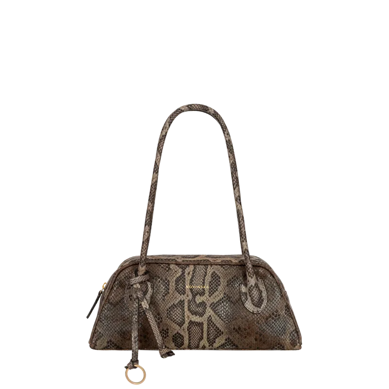 TRAPEZ BAG Pyton — NOVINSKA