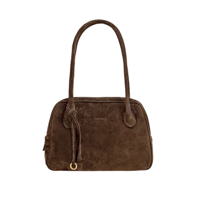 BOWLING BAG MIDI Espresso — NOVINSKA