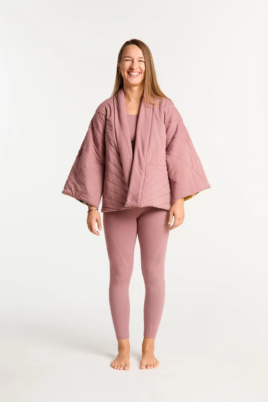 Kimono pikowane dwustronne wrzos — Otule