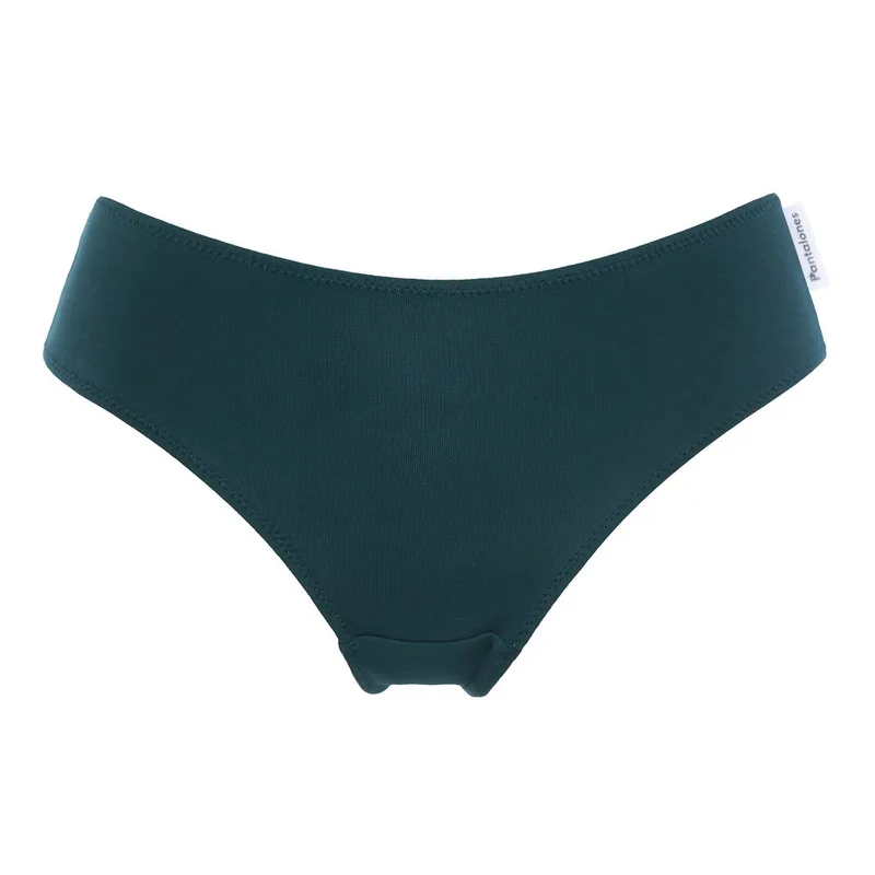 FIGI BASIC Emerald z bawełny organicznej — Pantalones