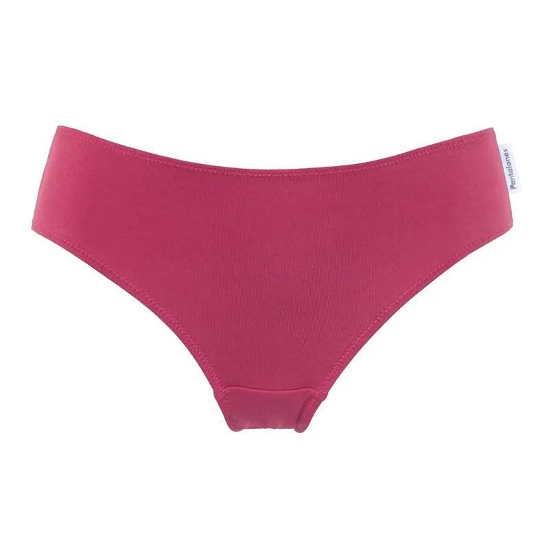 Figi BASIC Purple z bawełny organicznej — Pantalones