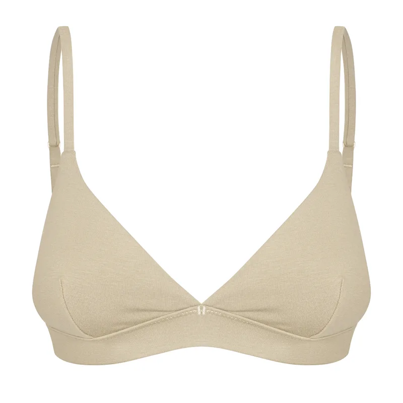 Stanik SOFTY Sand z bawełny organicznej — Pantalones
