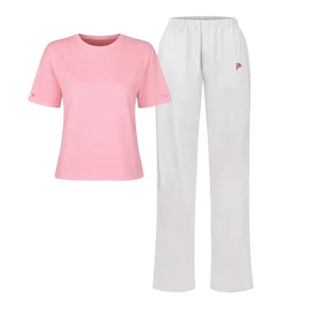 Zestaw T shirt CANDY & Spodnie ECRU z bawełny organicznej — Pantalones