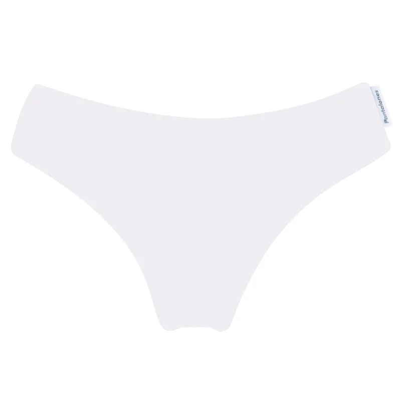 Figi BASIC Ecru z bawełny organicznej — Pantalones