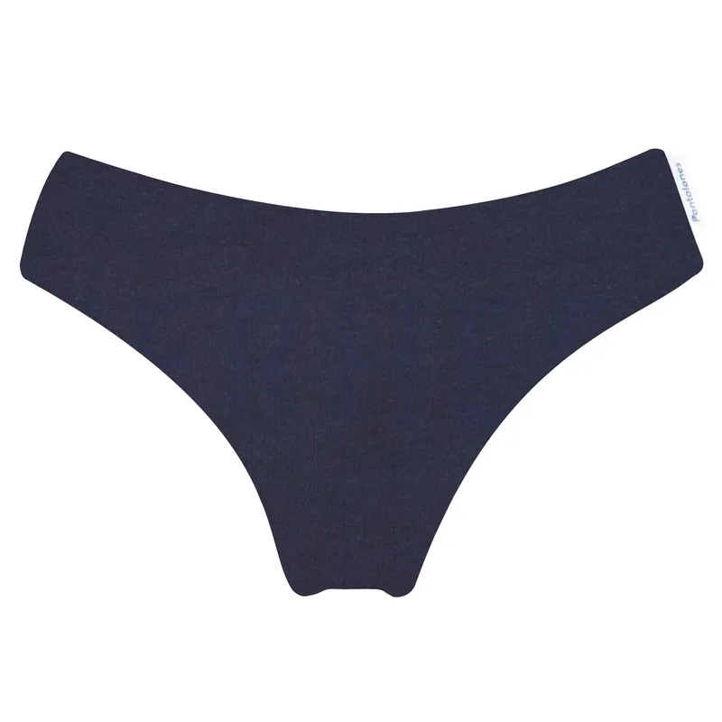 BRAZYLIANY Navy z bawełny organicznej — Pantalones