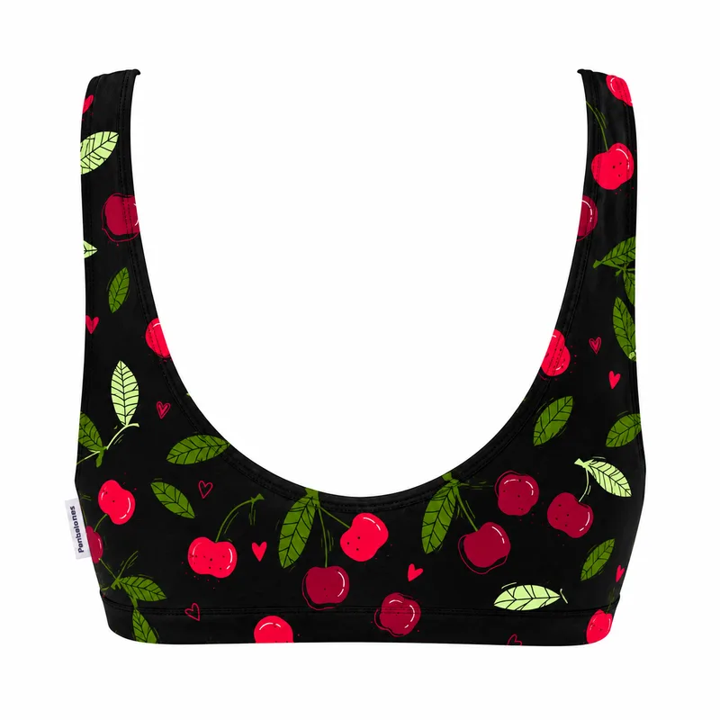 Top FLIRTY Cherry z bawełny organicznej — Pantalones