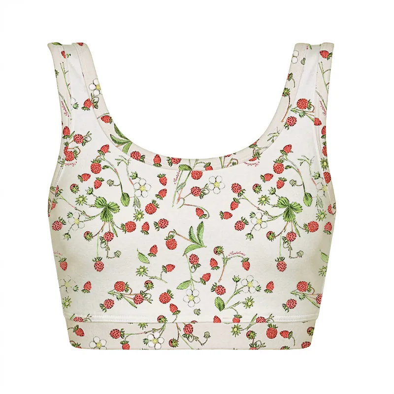 DREAMY TOP z bawełny organicznej POZIOMKI — Pantalones