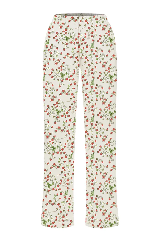 SPODNIE COSY z bawełny organicznej POZIOMKI — Pantalones