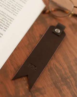 Personalizowana zakładka do książki — Poley Leather Design