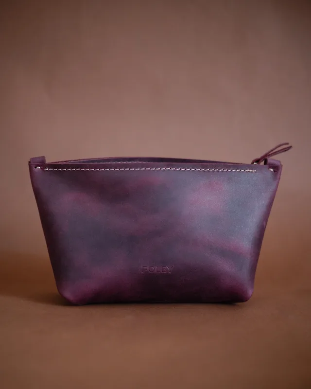 Skórzana kosmetyczka Weeko — Poley Leather Design