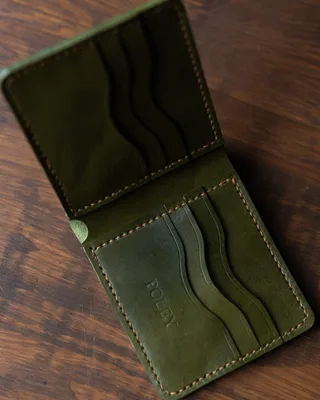 Składany portfel BiFold+ — Poley Leather Design