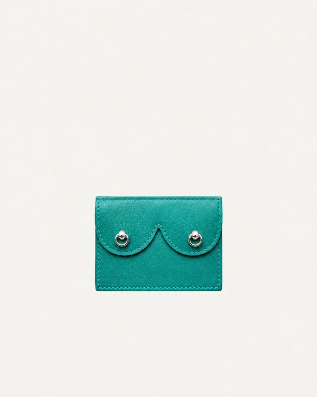 Mini cyckoportfel zielony metallic — SHOF
