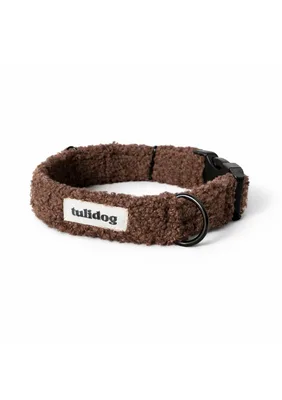 Obroża z klamrą CHOCO FLUFFY — Tulidog