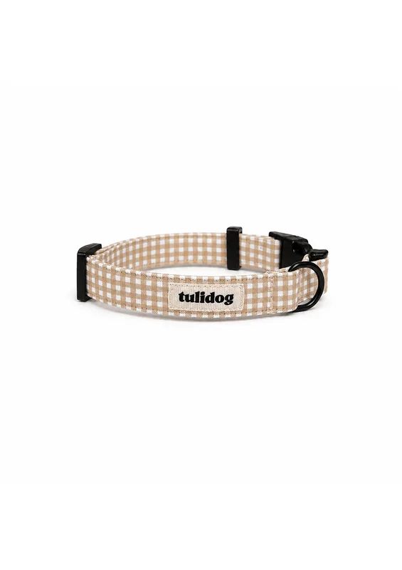 Obroża z klamrą ,,COTTON BEIGE” — Tulidog