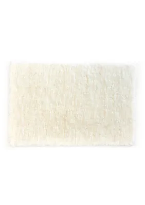 Tkany dywan z owczej skóry Ecru — VANUBA