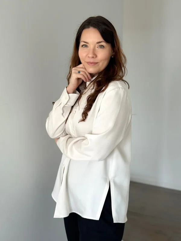 Koszula Mayfair Lily White — WILDA.ECO