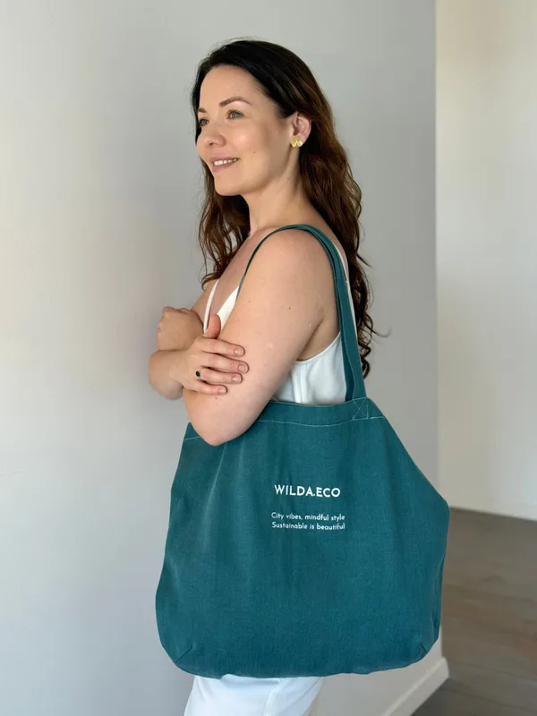 Torba Brera Emerald — WILDA.ECO
