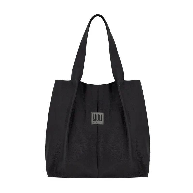 Skórzana torba Shopper Czarna — You by Tokarska