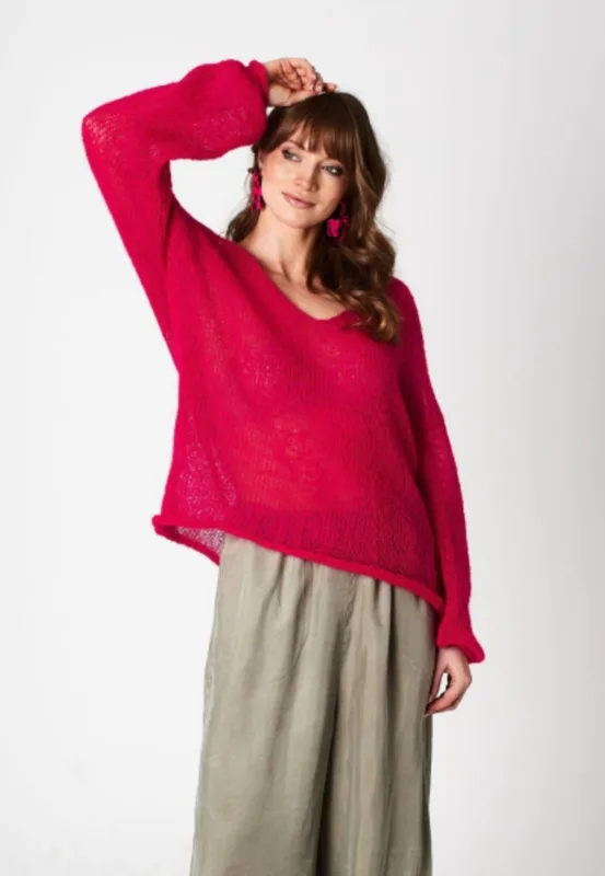 Alpaka sweter Gili Piwonia — You by Tokarska