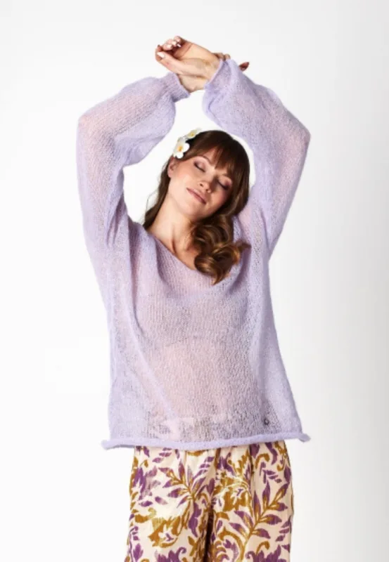 Alpaka sweter Gili Fioletowy — You by Tokarska