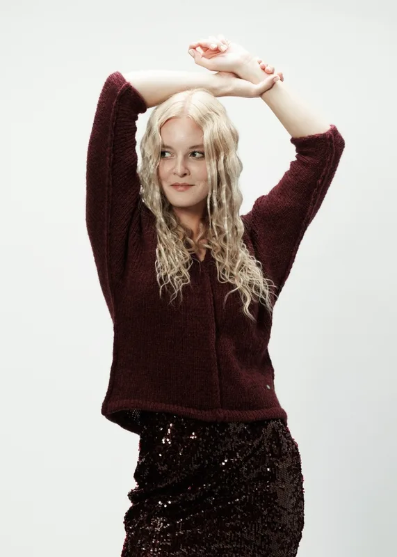 Alpaka sweter Liliana wino — You by Tokarska