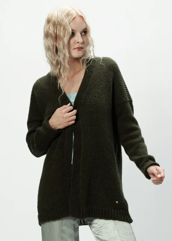 Alpaka sweter Aurelia khaki — You by Tokarska
