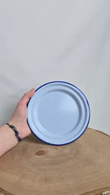 Talerzyk Emaliowany ◦ Deserowy ◦ Piknikowy ◦ Błękitny Piasek ◦ — ZACHWYT