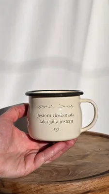 Kubek Emaliowany ◦ Dobre Słowo – „Doskonała” — ZACHWYT