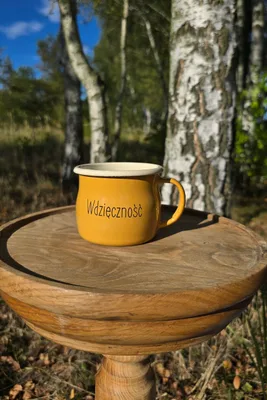 Kubek Emaliowany „ Wdzięczność ” — ZACHWYT